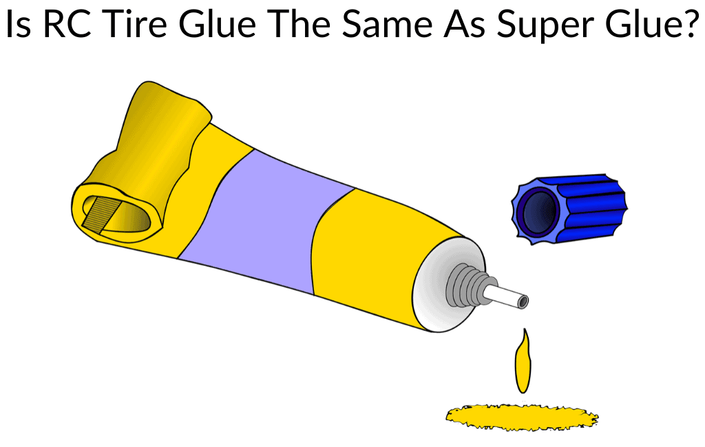 Is RC Tire Glue The Same As Super Glue?