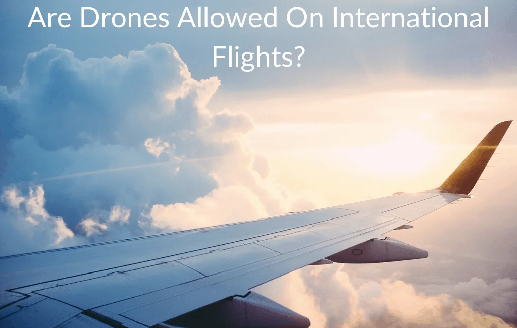 Are Drones Allowed On International Flights?